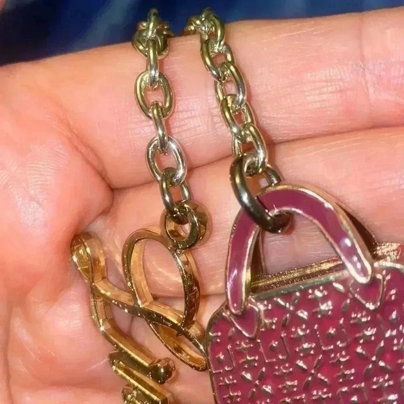 LIU JO Italian charming keychain with logo, Vintage from 1999 - Picture 5 of 6